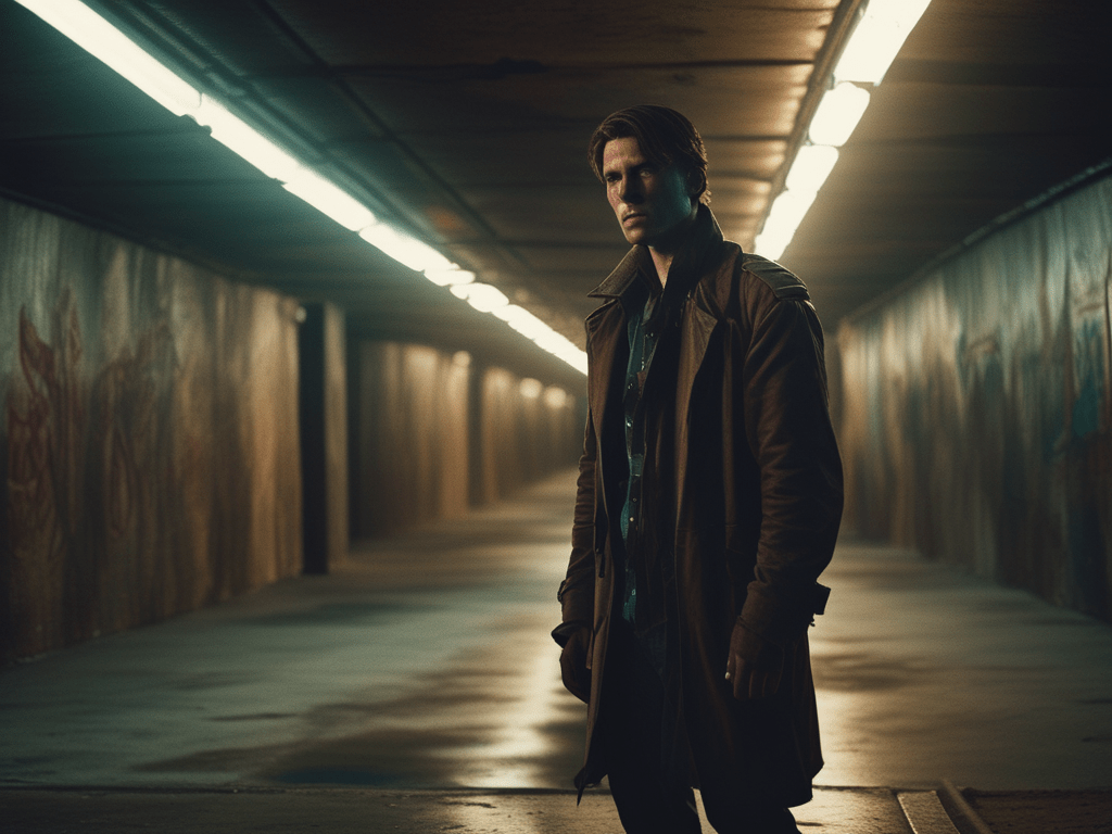 Uh hombre explora las cloacas